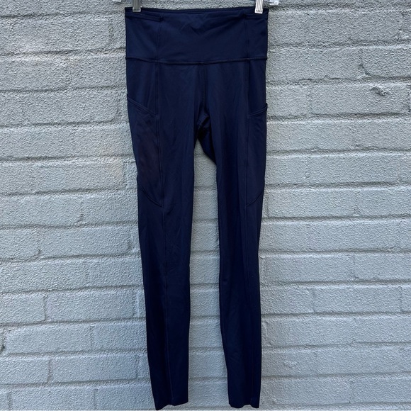 Lululemon Fast & Free Full Length Tight *Non-Reflective 28" Black Women's Size 4 - Picture 3 of 11